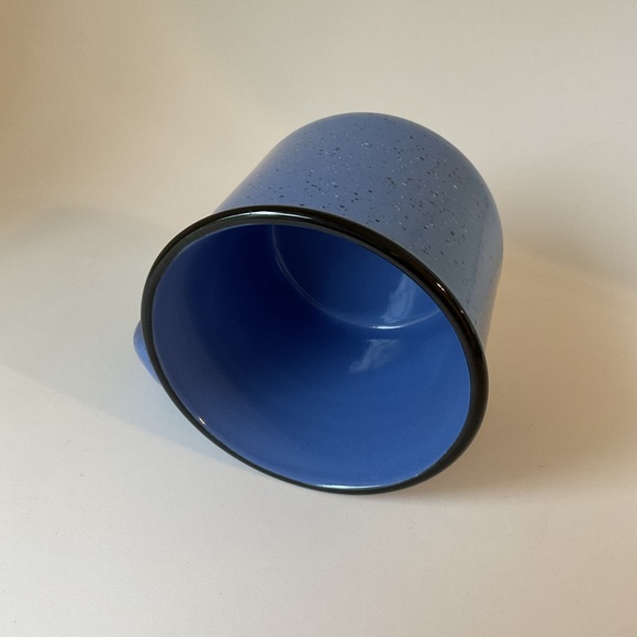 Blue Speckled Ceramic Camp Style Mug 12 Oz - Picture 9 of 14